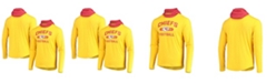 New Era Men's Gold, Red Kansas City Chiefs Active Block Hoodie Long Sleeve T-shirt